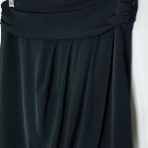 Cache Small Black Faux Wrap Mini Skirt - Picture 2 of 8